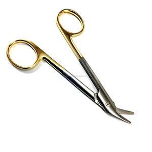 Tijeras Universales para Cortar Alambre, con Anillos de Carburo de Tungsteno TC Chapados en Oro, Cuchillas Anguladas, Instrumentos Quirúrgicos, Proveedor Mayorista - Product Image 3