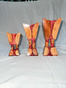 ที่ใส่เทียนไม้และเรซิ่นคุณภาพพรีเมียม ราคาประหยัด ตกแต่งโต๊ะอย่างมีสไตล์ ให้แสงเทียนอ่อนโยนอบอุ่น โดย AALIYAN IMPEX - Product Image 6