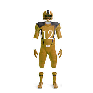 Conjuntos de Uniformes de Fútbol Americano para Hombre, 100% Poliéster, Absorbentes de Humedad, Patrón 3D, Manga Corta, Estampados, Personalizables - Product Image 2