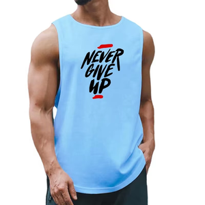 New Summer Quick Dry Fitness High Quality Tank Tops <b>Men's</b> Gym Clothing Loose Basketball <b>Vest</b> Running Sports Sleeveless Shirt - Product Image 4