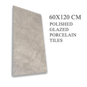 Carreaux de porcelaine émaillée de luxe 600x1200mm, aspect pierre naturelle et design marbre, pour murs et sols intérieurs 60x120cm - Product Image 5