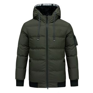 Hot Sale Latest New Hooded Plain Dyed <b>Waterproof</b> Puffer <b>Jackets</b> Casual Street Wear Clothing Fashion Apparel Quilted <b>Padded</b> Puffy - Product Image 3