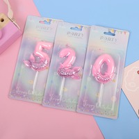 Bougies queue de sirène TOOWIN, bougies d'anniversaire tendance pour adultes et enfants, bougies colorées pour Halloween et Noël