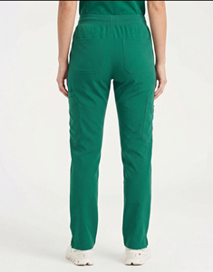 Pantalon de jogging médical pour femme - Tissu tricoté couleur unie, détection des aiguilles, écologique et de haute qualité, option logo personnalisé - Product Image 4