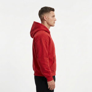 Personnalisez chaque détail du design des sweats à capuche unisexes, coupe classique, 100% coton molletonné, pull-over écologique, respirant, coupe-vent, avec poche - Product Image 3