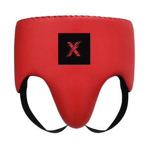 อุปกรณ์ป้องกันขาหนีบหนังแท้ทนทาน พร้อมสายรัดปรับได้ เหมาะสำหรับการฝึกซ้อมมวย MMA คาราเต้ และกีฬาที่มีแรงกระแทกสูงอื่นๆ - Product Image 1