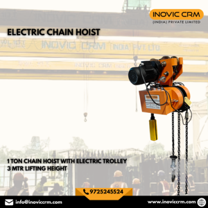 Nuevo Polipasto Eléctrico de Cadena de 1 Tonelada de Alta Resistencia con Carro |   Grúa Industrial con Control Remoto - Product Image 2