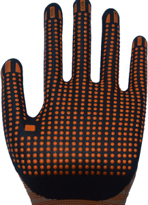 Work Gloves for Industrial Construction Warehouse PPE Factory Wholesale <b>PVC</b> Dotted Gloves Durable Cotton Safety Gloves - Product Image 4