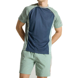 Athletic Multi Panel Design High Stretchable Sportswear T-Shirts in Low MOQ Athletic Training Workout Gym Wear T Shirts Men - Product Image 4