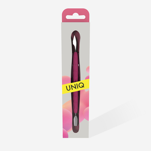 ที่ดันหนังกำพร้า UNIQ-10 TYPE 3 (แบบโค้งแคบ) ด้ามจับซิลิโคนเนื้อนุ่ม สำหรับทำความสะอาดเล็บ ใช้ในร้านทำเล็บเสริมสวย - Product Image 4