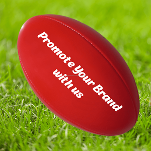 Ballon de rugby promotionnel de haute qualité Publicité commerciale Donner gratuitement Ballon de rugby Fabricant Société Fabriqué en Inde - Product Image 3
