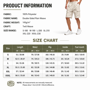 OEM Mens Linen <b>Cargo</b> Shorts Breathable Loose Fit Multi Pocket Casual Shorts Summer Jogging Sports Shorts European Style Shorts - Product Image 3