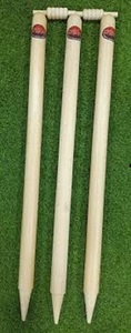 Wickets de Cricket de Madera, Tamaño Estándar de 32 Pulgadas y 5 Pulgadas, Nivel de Juego Normal, Sin Bails, Personalización de Marca para Niños de hasta 18 Años - Product Image 5