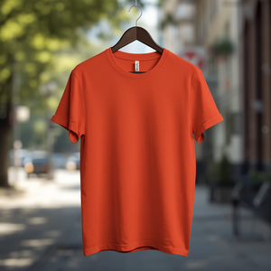 <b>Ring</b> Spun Cotton T-Shirt Regular Fit Soft Crew Neck Short Sleeve Tee with OEM ODM Customization - Product Image 2