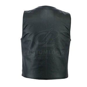 Premium Genuine <b>Men</b> <b>Leather</b> <b>Vest</b> Soft <b>Leather</b> Comfortable Fit Classic Design For Casual Fashion Outdoor Travel And Daily Wear - Product Image 3