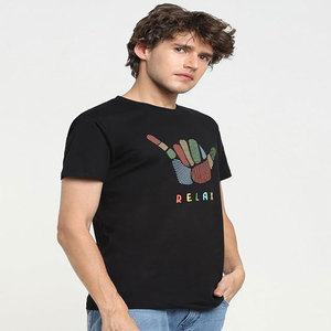Camisetas en blanco de algodón 100% de alta calidad para hombre, camiseta de gran tamaño de peso pesado, camiseta personalizada con estampado - Product Image 2