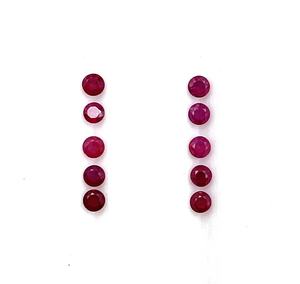 พลอยทับทิมธรรมชาติคุณภาพสูงขนาด1-6มม. สีเขียวตัดกลมคุณภาพสำหรับการทำเครื่องประดับที่ได้รับการรับรองโดย IGI - Product Image 5