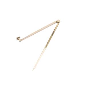 Compas de traçage à aile verrouillable avec porte-crayon, outil de dessin de cercles de précision pour le travail du bois, la métallurgie et la mesure - Product Image 4