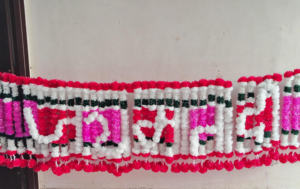 Jai Mata Di Marigold - Decoración de Pared Art Deco Moderna para Puerta, Templo, Boda, Entrada del Hogar - Product Image 5