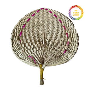 Handcrafted Palm <b>Leaf</b> Fans Made From Durable Vietnamese <b>Leaves</b> For Professional Home <b>Decor</b> Wholesale Bulk - Product Image 5