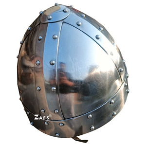 Casque Normand Fait Main en Acier Doux Poli, Casque d'Armeur avec Doublure Intérieure en Cuir pour Cosplay, Collection et Décoration - Product Image 5