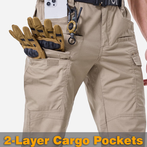 Pantalons de travail haute performance, matériau robuste avec coutures renforcées pour les mécaniciens et les constructeurs professionnels - Product Image 4