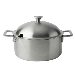 High Quality Stainless Steel Easy Pour Dishes <b>Silver</b> Tureens Juice Steak Sauce Boat Tureens For Restaurant <b>Dipping</b> Bowl - Product Image 3