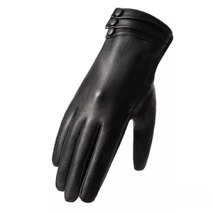 Guantes de Cuero Genuino para Conducir en Invierno, Estilo 2025, para Hombre y Mujer, Moda, Seguridad, Trabajo - Product Image 4