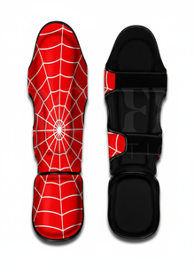 Protège-tibias et protège-jambes de protection intégrale pour l'entraînement et le combat en Taekwondo, arts martiaux, Muay Thai, Kickboxing, avec motif imprimé intégral - Product Image 3