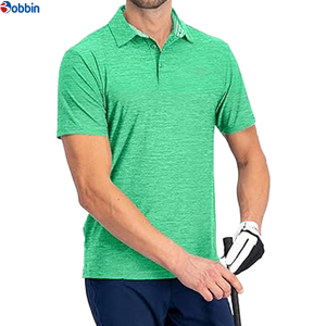 Polos de Hombre de Alto Rendimiento con Cuello Camisero, Estilo Casual de Negocios, Transpirables y Cómodos, Diseño Sólido con Técnica de Bordado - Product Image 4