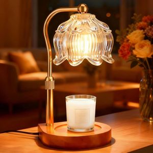 Lampada Scaldacera Regolabile in Altezza con Timer e Dimmer, Decorazione Accogliente per la Casa, Regalo per Mamma e Donne, Scaldacera per Nuova Casa - Product Image 1