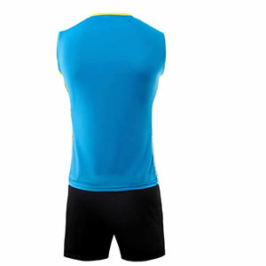 Uniformes de Voleibol Personalizables al por Mayor, Ligeros, 100% Poliéster, sin Mangas, Cuello Redondo, Cintura Elástica, Transpirables, para Verano - Product Image 5