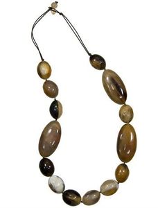 Collar de Cuerno de Búfalo Hecho a Mano MN EXPORTS MNE-435 con Cadenas de Estilo Antiguo Brillantes y Pulimentadas para Mujeres y Niñas, Artesanía Natural - Product Image 2