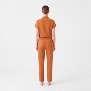 Ensemble de tenues médicales extensibles pour femmes, uniforme d'infirmière, vêtements de travail pour hôpital, tenue de travail anti-rides - Product Image 2