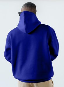 เสื้อฮู้ดดี้ผู้ชายผ้าฝ้ายหนานุ่ม 100% สำหรับฤดูหนาว ขายส่ง รับสกรีนโลโก้ตามแบบ ออกแบบได้ตามต้องการ ทรงโอเวอร์ไซส์ ไหล่ตก - Product Image 5