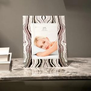 Modern Black and White Effect Photo <b>Frame</b> Decorative Art Style Picture <b>Frame</b> for Home Office Hotel Interior Decor - Product Image 2