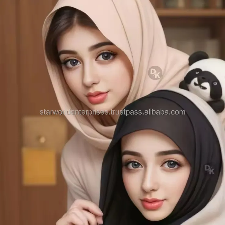 Hijab bescheidenes Kopftuch islamische Kopfbedeckung muslimischer Frauen-Schleier Schal für muslimische Frauen Hijab modisch islamische Bescheidenheitskleidung Abay