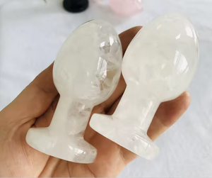 ไข่คริสตัลใสคุณภาพสูงสำหรับการบำบัดช่องคลอด ไข่โยนิสำหรับผู้หญิง ใช้สำหรับบริหารกล้ามเนื้ออุ้งเชิงกราน ทำจากอัญมณีธรรมชาติ ขายส่ง - Product Image 2