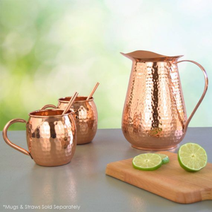 Pure Copper <b>Jug</b> Gold Antique Design Solid Quality Big Size Metal Pure Copper <b>Jug</b> for <b>Drinking</b> Water - Product Image 4
