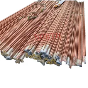 Tubería de calefacción de cobre con aislamiento recto para refrigeración, tubos de cobre de 20mm y 25mm para aire acondicionado, tubo de bobina de cobre