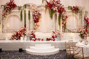 Traditional Durable Engagement Stage Setup Diya Fiber Reinforced Plastic for <b>Wedding</b> Decorations Custom <b>Box</b> Packaging Shobha - Product Image 4
