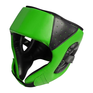 Protège-tête de boxe professionnel, protection faciale de boxe en PU et cuir, équipement de boxe de qualité, fabricant Sialkot, Pakistan - Product Image 1