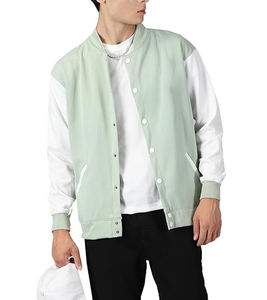 Blouson de baseball réversible en polaire brodé pour homme, avec capuche, style Letterman, pour l'hiver et l'extérieur, en tissu - Product Image 1