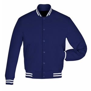 <b>Mens</b>/Womens Unisex Fashion Casual Slim Fit Hooded Wool Varsity Jacket with Stand Collar and Front Logo Reversible & Waterproof - Product Image 4