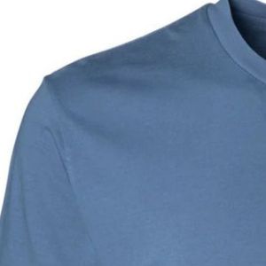 T-shirt basique à manches courtes pour homme, 180 g/m², coton, col rond, broderie personnalisée, fournisseur de vêtements OEM ODM - Product Image 5