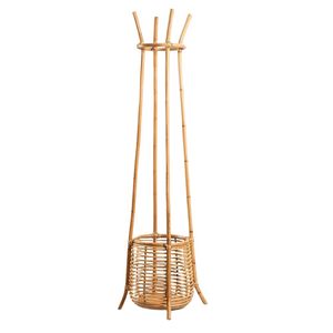 Clothes Hanging Eco-friendly Rattan Clothes Rack High Quality Standing Clothing Rack Cheap for Baby and Adult Bedroom Furniture - Product Image 4