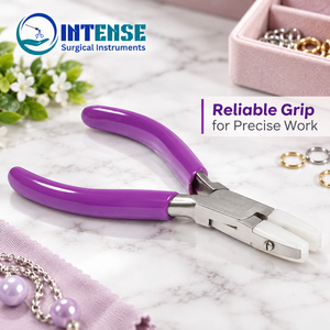 Alicates Profesionales de Nylon con Punta Plana, de Acero Inoxidable, para Joyería, Bisutería, Manualidades con Alambre, Instrumentos Quirúrgicos Resistentes - Product Image 4