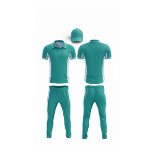 Camiseta y Pantalones de Cricket Personalizados por Sublimación |   Uniforme Completo de Cricket para Hombres, Mujeres y Jóvenes, Camiseta Polo y Pantalones - Product Image 2