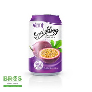 Bebida de Jugo de Maracuyá Espumoso de 330 ml, Diseño de Logotipo Gratuito, Servicio de Etiqueta Privada OEM ODM, Muestra Gratuita - Product Image 1
