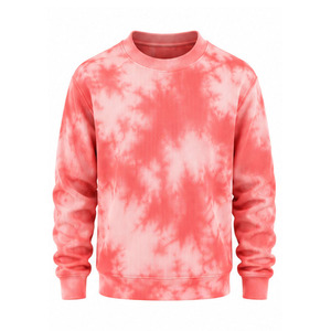 <b>Men's</b> Waffle Knit Sweatshirt <b>Thermal</b> Crew Neck Pullover Long Sleeve Winter Casual Streetwear Custom Wholesale <b>Clothing</b> Apparel - Product Image 1